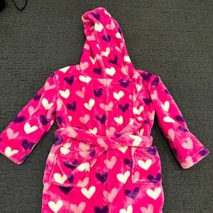 Hatley girls fleece hooded robe